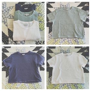 American Eagle Ribbed Tees (size L)
